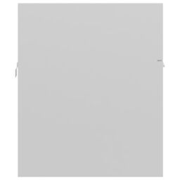 Berkfield Home Sink Cabinet High Gloss White 90x38.5x46 cm Engineered Wood - thumbnail 6