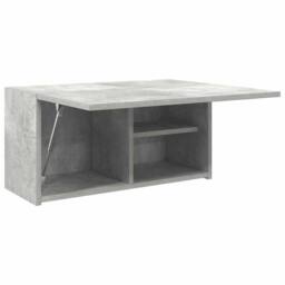 Berkfield Home Bathroom Wall Cabinet Concrete Grey 60x25x30 cm Engineered Wood - Size: 60 x 25 x 30 cm - thumbnail 5