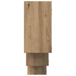 Berkfield Home Wall Shelf Artisian Oak 159x18x66 cm Engineered Wood in Brown - Size: 159 x 18 x 66 cm - thumbnail 5