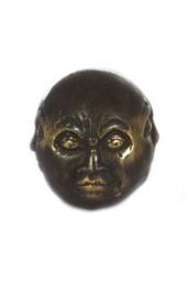 KDMD Four Face Buddha Fengshui Ornament - 4.5cm Brass Decor for Home & Spa in Gold - thumbnail 5