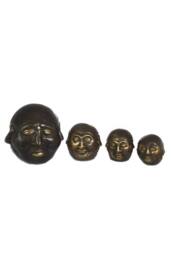 KDMD Four Face Buddha Fengshui Ornament - 4.5cm Brass Decor for Home & Spa in Gold - thumbnail 7