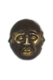 KDMD Four Face Buddha Fengshui Ornament - 4.5cm Brass Decor for Home & Spa in Gold - thumbnail 1