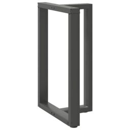 Berkfield Home Bar Table Legs T-Shaped¬†2 pcs Anthracite 60x35x(90-91) cm Steel in Black - thumbnail 4