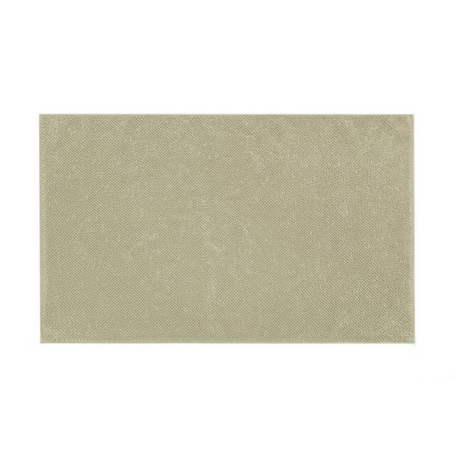 Misona Luxury Loop Reversible Cotton Bath Mat in Light Green - image 1