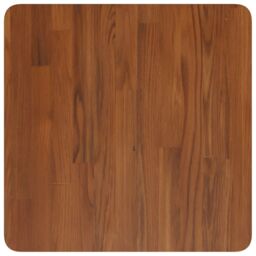 Berkfield Home Square Table Top Dark Brown 50x50x4cm Treated Solid Wood Oak - Size: 50 x 50 x 4 cm - thumbnail 2