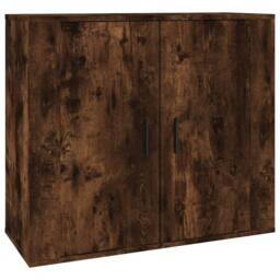 Berkfield Home Sideboards 3 pcs Smoked Oak Engineered Wood in Brown - thumbnail 6