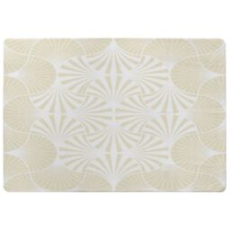 Benjamin Tate Design Golden Star Ornament Designer Rug in Natural - Size: Large - thumbnail 1