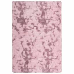 Berkfield Home Shaggy Rug High Pile NAVARRA Dusty Pink 200x290 cm Polyester - Size: Medium