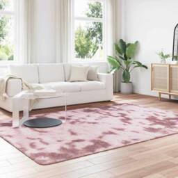 Berkfield Home Shaggy Rug High Pile NAVARRA Dusty Pink 200x290 cm Polyester - Size: Medium - thumbnail 3