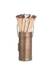 KDMD Antique Bronze Matchstick Holder with 60 Matches - Fireside Accessory - thumbnail 2