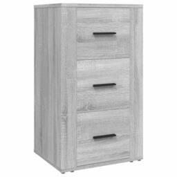 Berkfield Home Sideboard Grey Sonoma 40x33x70 cm Engineered Wood - Size: 40 x 33 x 70 cm - thumbnail 1
