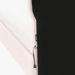 Wyld and Coco Pink Velvet Bed Frame with Crown LED Headboard - 3ft EU Single - thumbnail 8