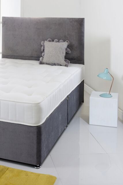 The Shire Bed Company White Classic Cotton Hypoallergenic Support Tufted Ortho - Size: Single - image 1