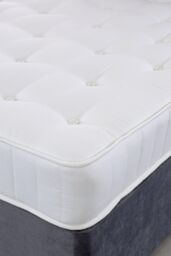 The Shire Bed Company White Classic Cotton Hypoallergenic Support Tufted Ortho - Size: Single - thumbnail 3