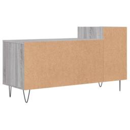 Berkfield Home TV Cabinet Grey Sonoma 100x35x55 cm Engineered Wood - Size: 100 x 35 x 55 cm - thumbnail 8
