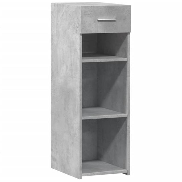 Berkfield Home Sideboard Concrete Grey 30x42.5x93 cm Engineered Wood - image 1
