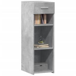 Berkfield Home Sideboard Concrete Grey 30x42.5x93 cm Engineered Wood - thumbnail 3