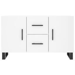 Berkfield Home Sideboard White 100x36x60 cm Engineered Wood - Size: 100 x 36 x 60 cm - thumbnail 6