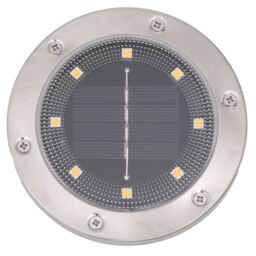 Berkfield Home Solar Ground Lights with Ground Spikes Outdoor 4 pcs Warm White in Black - thumbnail 5