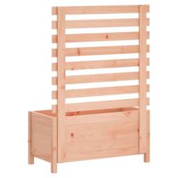 Berkfield Home Green Garden Planter with Rack 79x39.5x114 cm Solid Wood Douglas in Light Tan - thumbnail 4