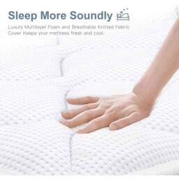 FORGEVIO King (150x200x25cm) LUXURY ORTHOPAEDIC MATTRESS in Blue - Size: Cot - thumbnail 4