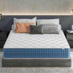 FORGEVIO King (150x200x25cm) LUXURY ORTHOPAEDIC MATTRESS in Blue - Size: Cot - thumbnail 3