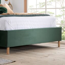 Birlea Loxley Bed in Green - Size: Small Double - thumbnail 4