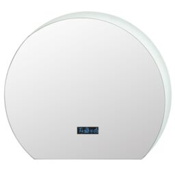 Gymax Bathroom Mirror LED Backlit Mirror With Touch Switch & 3-Color Lights in Silver - thumbnail 1