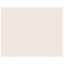 Berkfield Home Weighted Blanket Light Cream 235x290 cm 11 kg Fabric - thumbnail 3