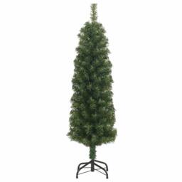 Berkfield Home Stunning Artificial Christmas Tree with 150 LEDs with Stand Green - thumbnail 5