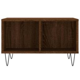 Berkfield Home Coffee Table Brown Oak 60x50x36.5 cm Engineered Wood - thumbnail 4