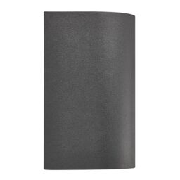 Nordlux Modern Outdoor Wall Light Black Aluminium GU10 Coastal/Marine Safe - Mains Powered, IP44 - thumbnail 2