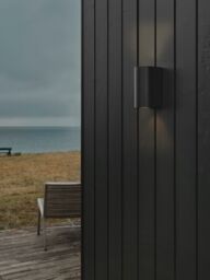 Nordlux Modern Outdoor Wall Light Black Aluminium GU10 Coastal/Marine Safe - Mains Powered, IP44 - thumbnail 5