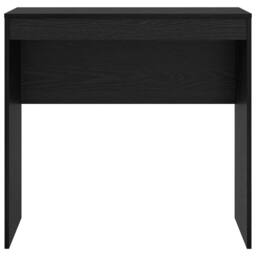 Berkfield Home Black Oak Writing Desk Black oak Engineered wood 80 x 40 x 76 cm - thumbnail 5