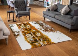 Benjamin Tate Design Autumn Lake Designer Rug in Natural - Size: Large - thumbnail 2