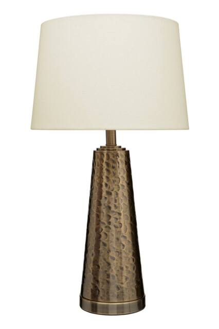 Orsina Spiridon Antique Brass Finish Iron Table Lamp in Brown - image 1
