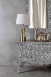 Orsina Spiridon Antique Brass Finish Iron Table Lamp in Brown - thumbnail 2
