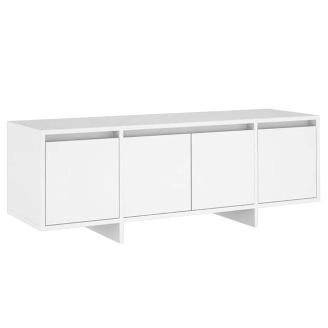 Berkfield Home TV Cabinet White 120x30x40.5 cm Engineered Wood - image 1