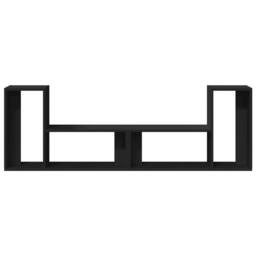 Berkfield Home TV Cabinets 2 pcs Black 75x30x50 cm Engineered Wood - Size: 75 x 30 x 50 cm - thumbnail 6