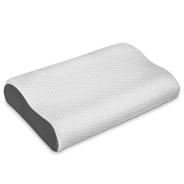 Aamira Orthopaedic Memory Foam Pillow Cervical Neck Support for All Sleepers in White - image 1