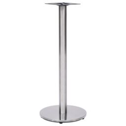 Berkfield Home Bistro Table Leg Silver √ò45x107 cm Stainless Steel - Size: 45x107 cm - thumbnail 1
