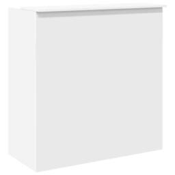 Berkfield Home Reception Desk White 100x50x103.5 cm Engineered Wood - thumbnail 7