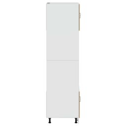 Berkfield Home Oven Cabinets 2 pcs Porto Sonoma Oak Engineered Wood in Brown - thumbnail 6