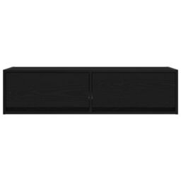 Berkfield Home TV Cabinet Black Oak 100x31x25, 5 cm Engineered Wood - thumbnail 7