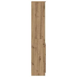 Berkfield Home Highboard Artisan Oak 37.5x35x180 cm Engineered Wood in Brown - thumbnail 7