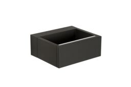 Lucide 'GOA' Non Dimmable Stylish Mountable Decorative Outdoor LED Wall Light in Black - thumbnail 2