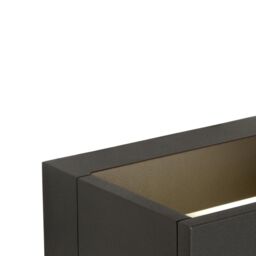 Lucide 'GOA' Non Dimmable Stylish Mountable Decorative Outdoor LED Wall Light in Black - thumbnail 5