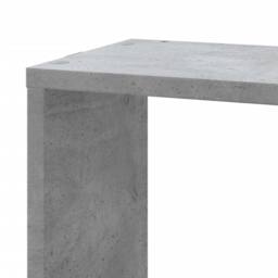 Berkfield Home Wall Corner Shelf Concrete Grey 45x45x147 cm Engineered Wood - Size: 45 x 45 x 147 cm - thumbnail 7