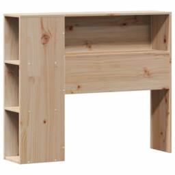 Berkfield Home Decorative Bookcase Bed without Mattress 75x190cm Small Single So in Light Brown - thumbnail 7