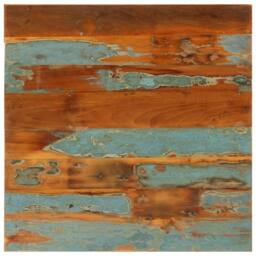 Berkfield Home Table Coffee Table 68x68x35 cm Solid Reclaimed Wood in Brown - Size: 68 x 68 x 35 cm - thumbnail 5